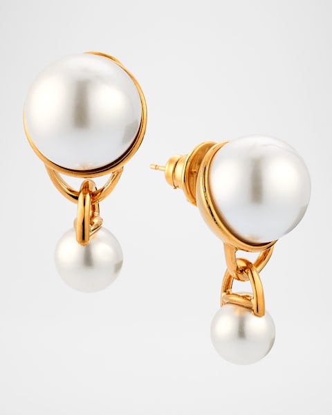 Jacquemus Les Boucles Rond Carre Earrings | Neiman Marcus