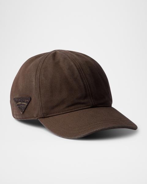 Prada Denim Baseball Cap | Neiman Marcus