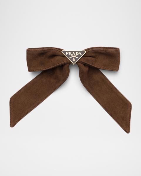Prada Velvet Bow Hair Clips, Set of 2 | Neiman Marcus display picture 1