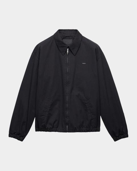Prada Men's Archive Poplin Jacket | Neiman Marcus