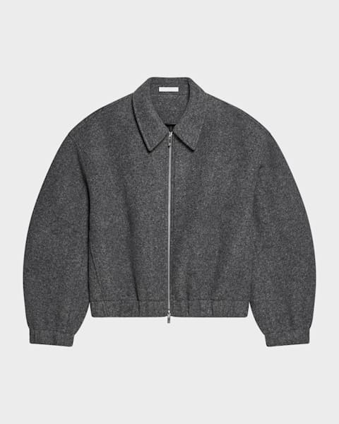 Helmut Lang Men's Quilted V-Neck Padded Jacket | Neiman Marcus