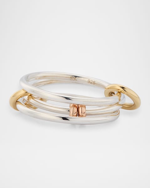 Spinelli Kilcollin Men's Mercury MX 3-Link Ring in Sterling