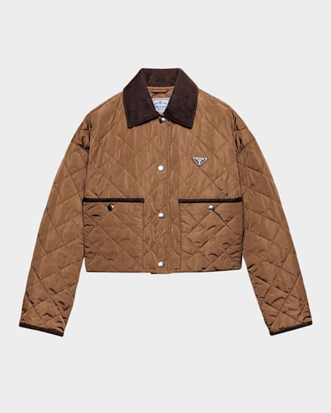 Prada Denim Blouson Jacket | Neiman Marcus