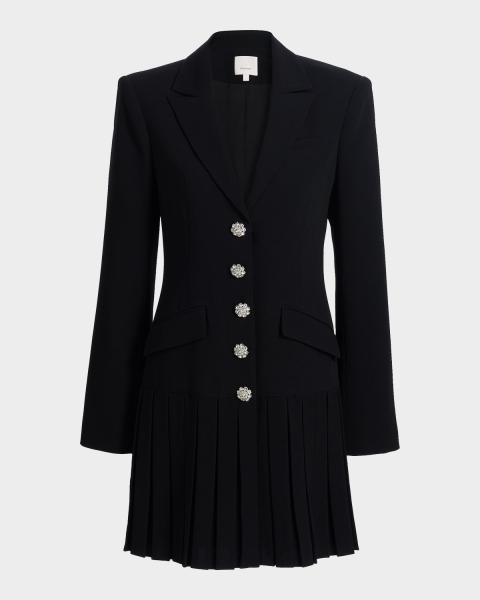embellished corset kaftan mini dress in black Milla Women's - Size:L 14/16 Dress Corset Bodice banarsi dress design Long Dresses Women Elegant