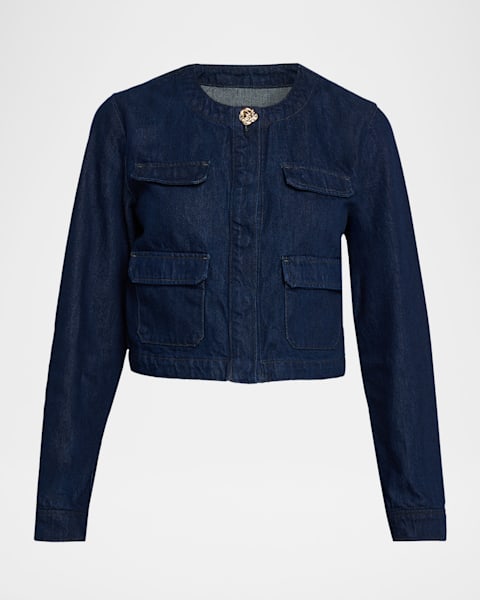 Citizens of Humanity Quira Puff Denim Jacket | Neiman Marcus
