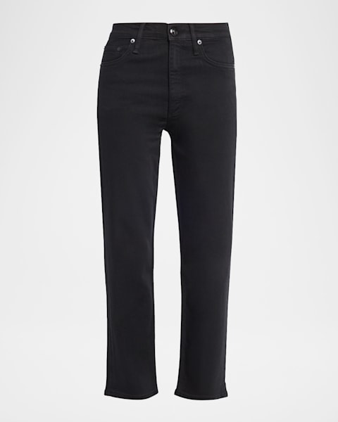MOTHER The Insider Crop Step Fray Jeans | Neiman Marcus