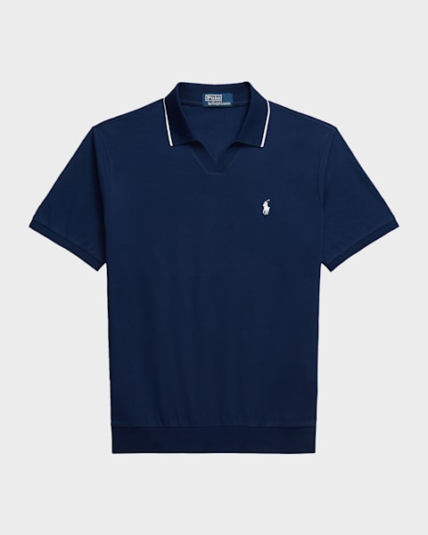 Polo Ralph Lauren Men's Cotton Knit Short-Sleeve Polo Sweater
