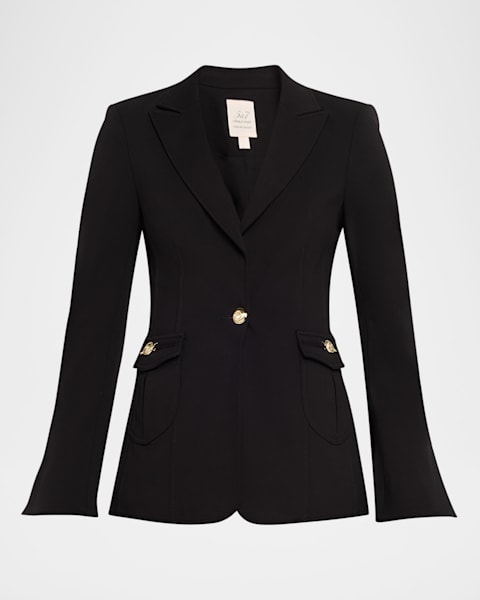 Theory Etiennette Wool Blazer | Neiman Marcus