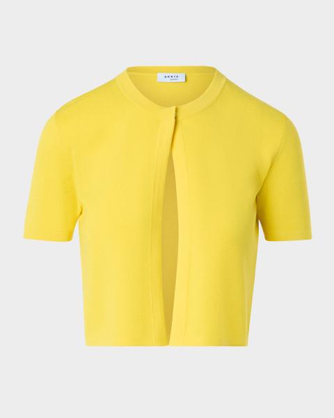 Akris punto Scribble Jacquard Knit Zip Cardigan | Neiman Marcus