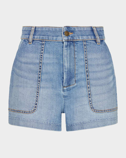 Rails x Giadzy Rancho Denim Shorts | Neiman Marcus