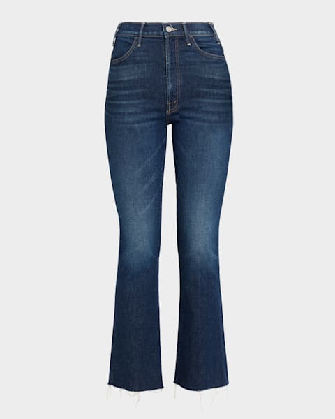 MOTHER The Looker Ankle Fray Jeans | Neiman Marcus