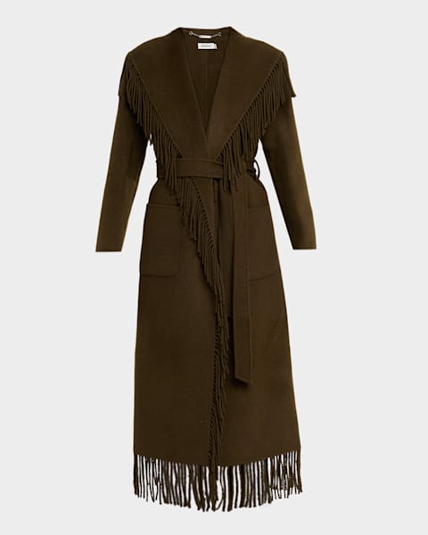 Jil Sander Wavy Mohair Coat | Neiman Marcus