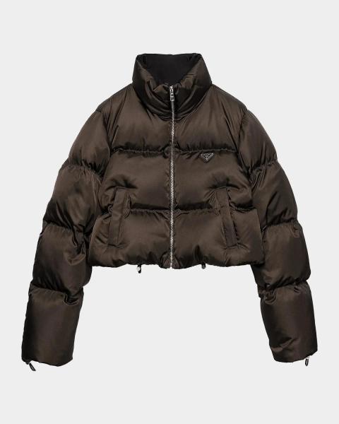 Prada Garment-Dyed Kid Mohair Jacket | Neiman Marcus
