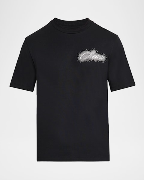 Helmut Lang Men's Logo-Back Short-Sleeve Heavy Cotton T-Shirt