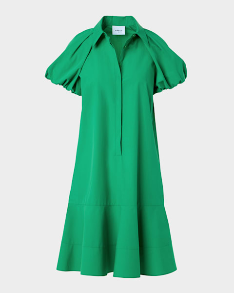 slim fit dress slacks Striped Monstera Leaf Sleeveless Midi Dress by Farm Rio – Mimi Seabrook main image 0