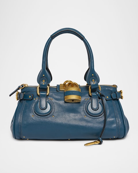 Balenciaga Crush Small Quilted Denim Chain Bag | Neiman Marcus