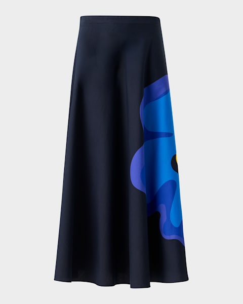 L'Agence Gerard Croc-Embossed Faux Leather Mini Skirt | Neiman Marcus