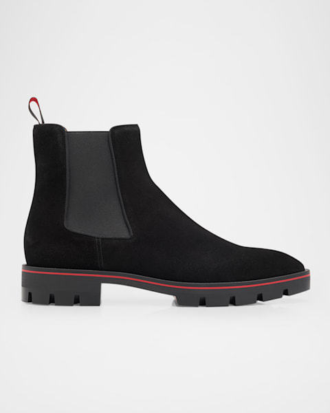 Bottega Veneta Men's Ben Smooth & Intrecciato Leather Chelsea