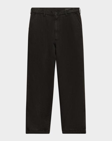 Karl Lagerfeld Paris Men's Belted Pintuck Corduroy Pants | Neiman