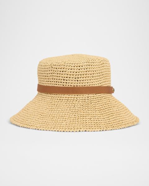 Valentino Garavani V-Logo Large Brim Hat | Neiman Marcus display picture 1
