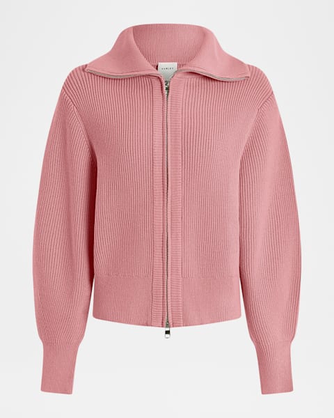 Emporio Armani Knit Jacket w/ Asymmetrical Overlap | Neiman Marcus