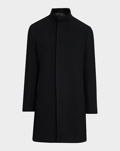 Homme Plisse Issey Miyake Men's Cavity Long Coat | Neiman Marcus