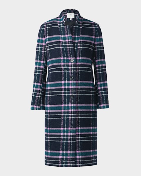 Soia & Kyo Ilana-U Belted Wool-Blend Coat with Bib | Neiman Marcus