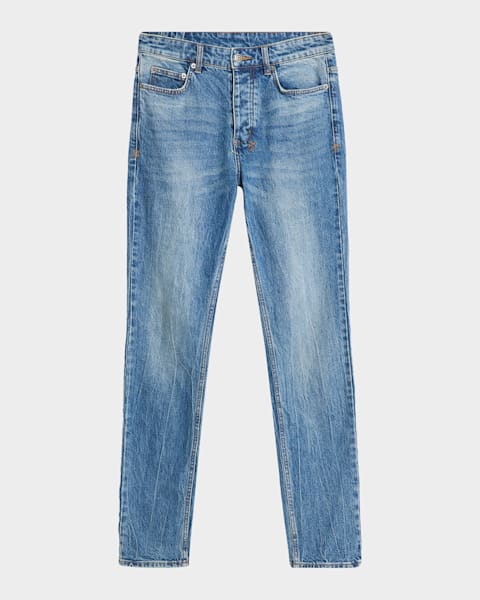 TOM FORD Men's Dark Wash Stretch Slim Fit Jeans | Neiman Marcus