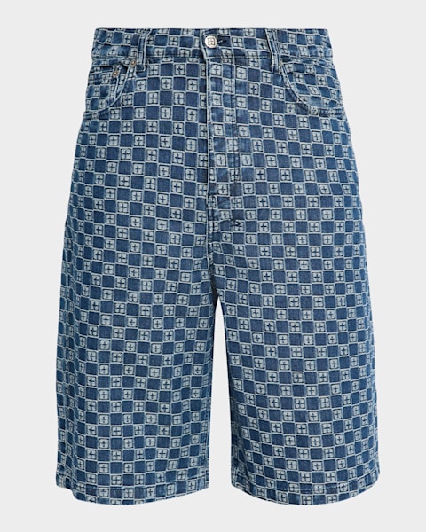 JW Anderson ショート丈ボンバー JW Anderson Men's Twisted Workwear Shorts | Neiman Marcus
