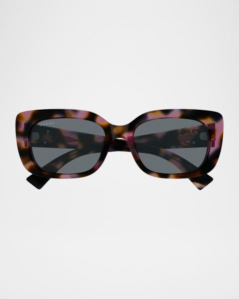 Gucci GG Plastic Cat-Eye Sunglasses | Neiman Marcus
