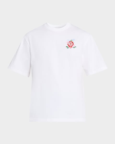 Balenciaga Men's Layered Sports T Shirt Oversized | Neiman Marcus