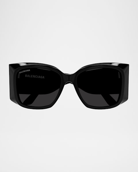 Balenciaga Mirrored Metal Cat-Eye Sunglasses | Neiman Marcus