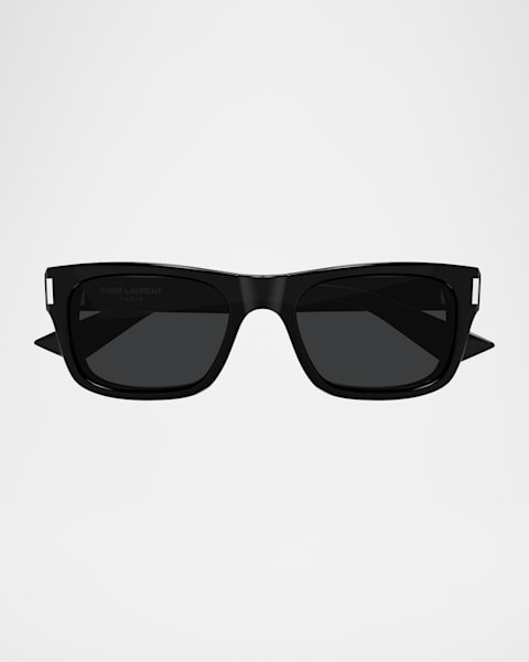 Saint Laurent Unisex SL 766 Acetate Rectangle Sunglasses | Neiman