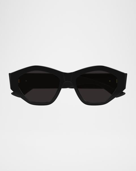 Bottega Veneta Geometric Acetate & Metal Alloy Aviator  display picture 3