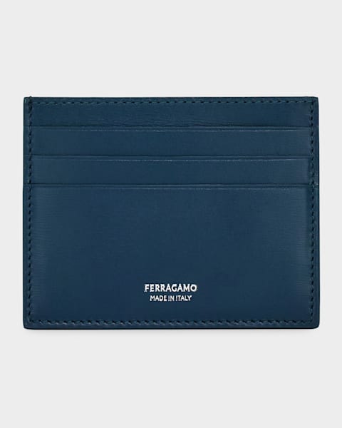 TOM FORD Men's Exotic Line Croc-Embossed Leather Card Case