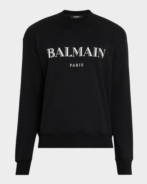 Amiri Men's MA Quad Jacquard Crewneck Sweatshirt | Neiman Marcus