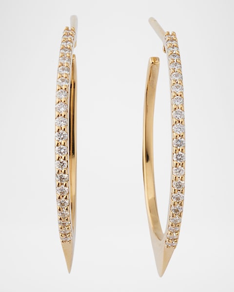 Versace Medusa Greca Chain Hoop Earrings | Neiman Marcus