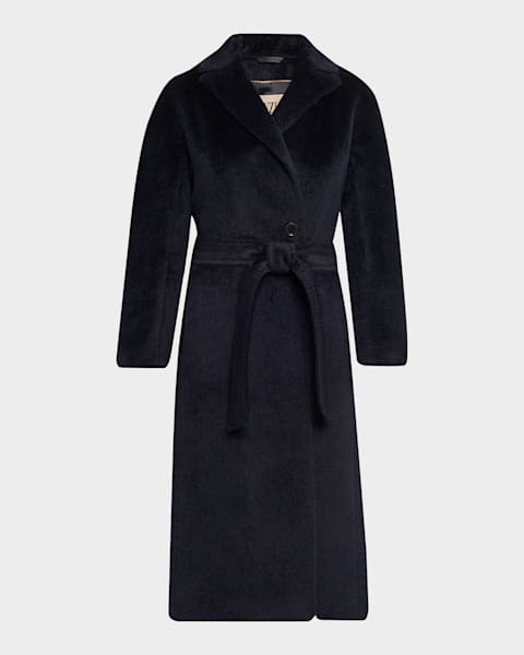 【Ryo様】marno Inés coat イネスコート Eileen Fisher Stand-Collar Windowpane Luxe Alpaca Coat | Neiman Marcus