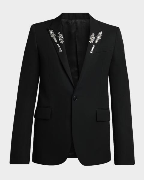 Brioni Men's Silk Twill Blazer | Neiman Marcus