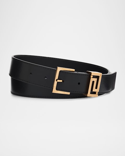 ブリオーニベルト Brioni Men's Twist Buckle Reversible Belt | Neiman Marcus