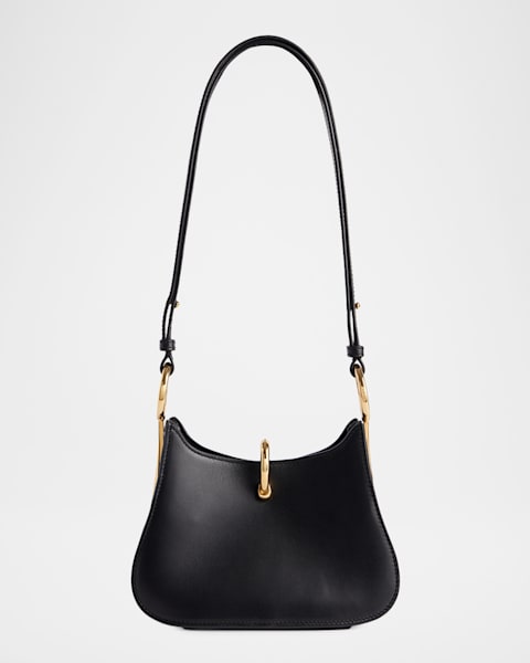 Chevron Drawstring Chain Shoulder Bag