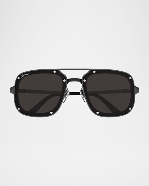 Men's Ontario Acetate Rectangle Sunglasses