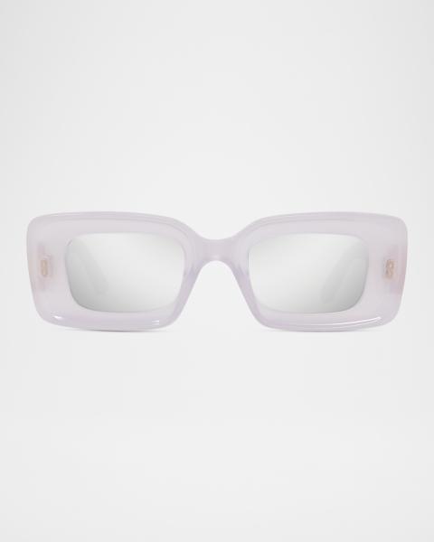 Loewe Anagram Acetate Square Sunglasses | Neiman Marcus