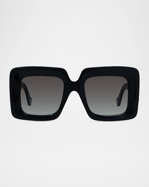 LOEWE モーガン Anagram hexagonal sunglasses Brown - LOEWE