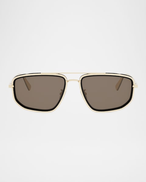 BVLGARI B.ZERO1 Geometric Sunglasses | Neiman Marcus
