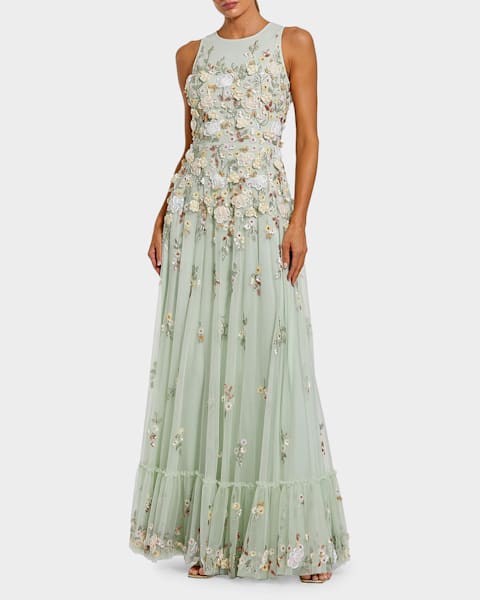 ALEMAIS Dahlia Halter Gown | Neiman Marcus