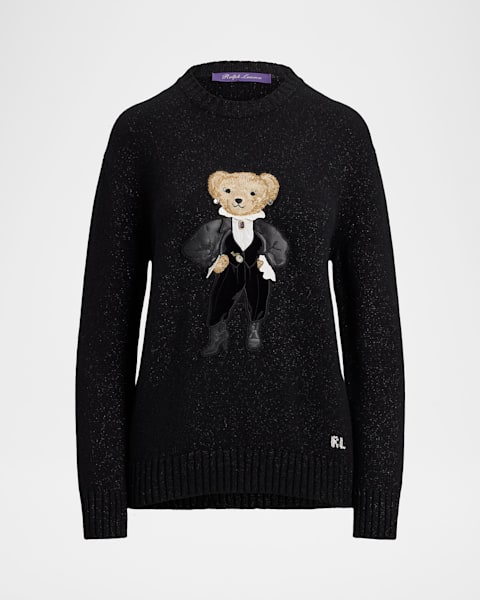 Aviator Polo Bear Cashmere Sweater