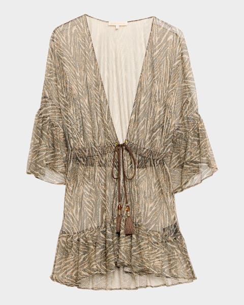 Beach Riot Holly Crochet Midi Coverup Dress | Neiman Marcus