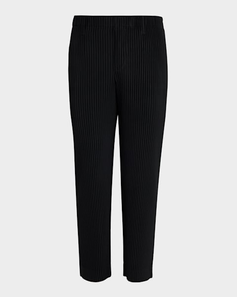 Homme Plisse Issey Miyake Men's Multi-Agate Pleated Pull-On Pants