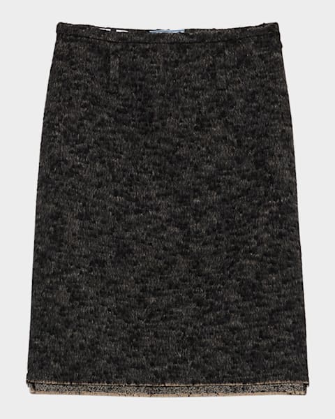 【Misapi】Prada Wool Skirt Misapi】Prada Wool Skirt Anthracite Gray Wool skirt | PRADA